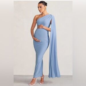 Club L London Blue Maternity Dress
